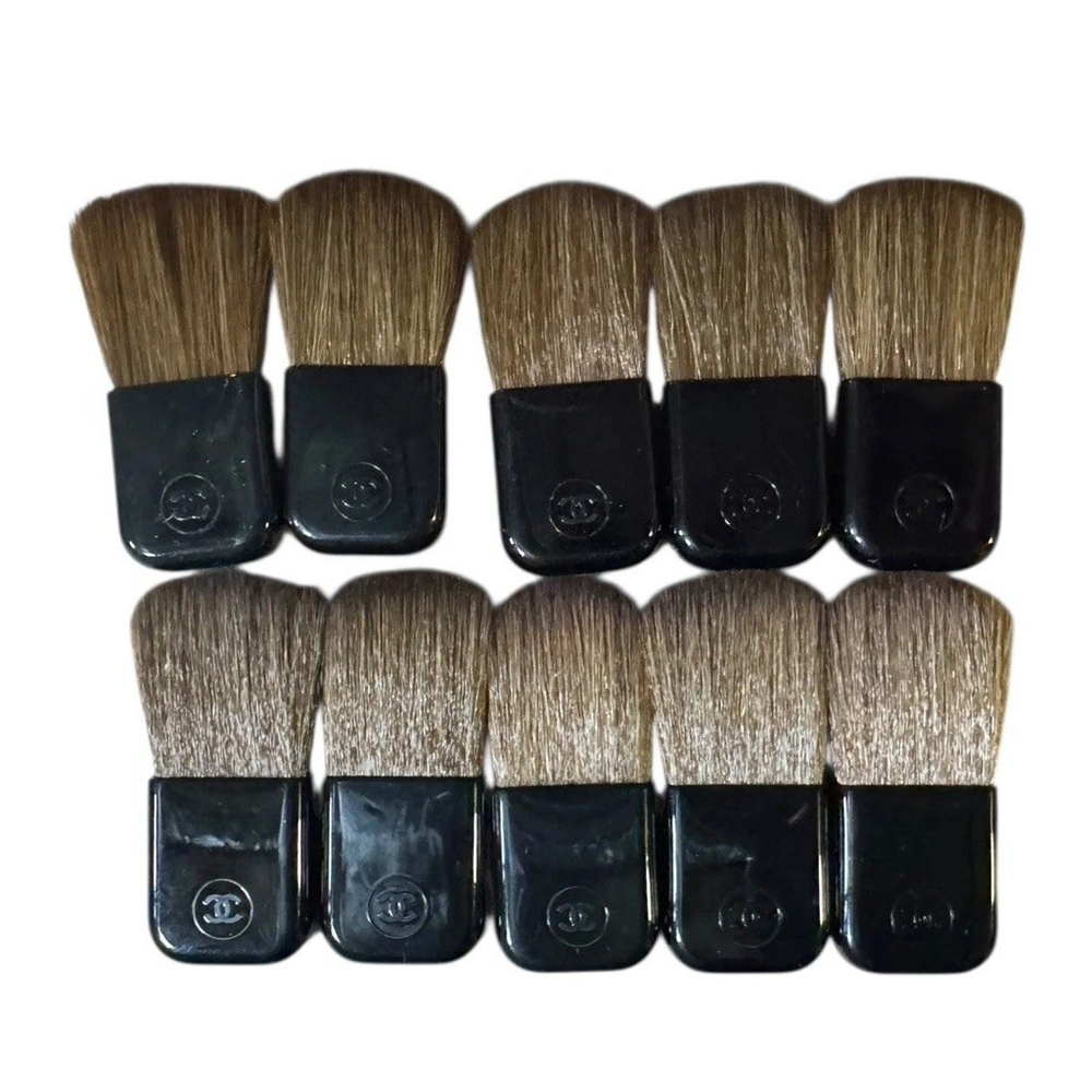 Lot Of 10 Chanel Blush Brushes
